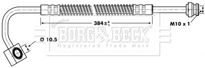 BORG & BECK Bremžu šļūtene BBH6733